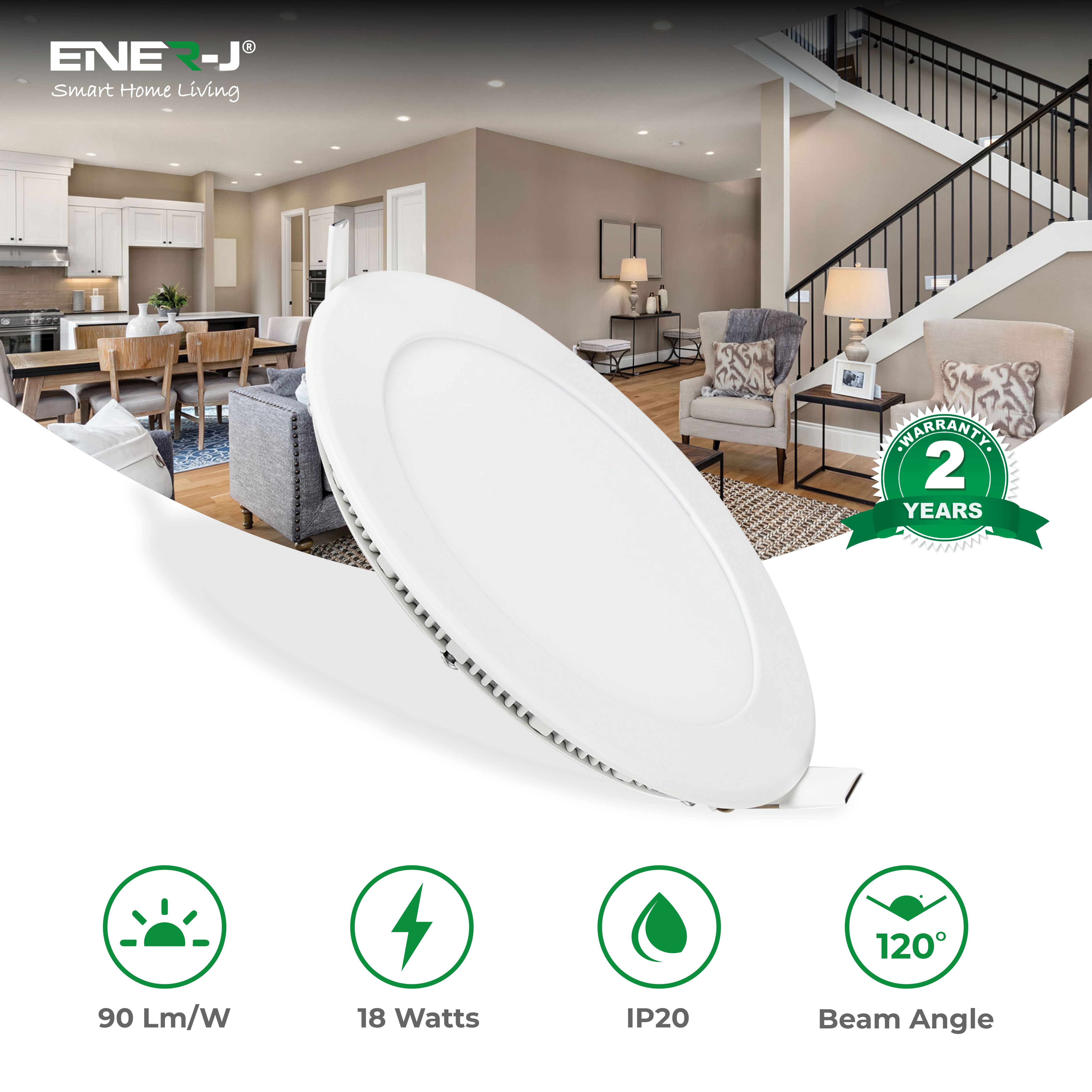 Office Low Energy Consumption Non Dimmable with Driver Aolyty Ultra Thin 3W 3 LED Ceiling Panel Light Recessed Round Downlight 6000K for Home Mall 
